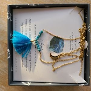 Apatite necklace set